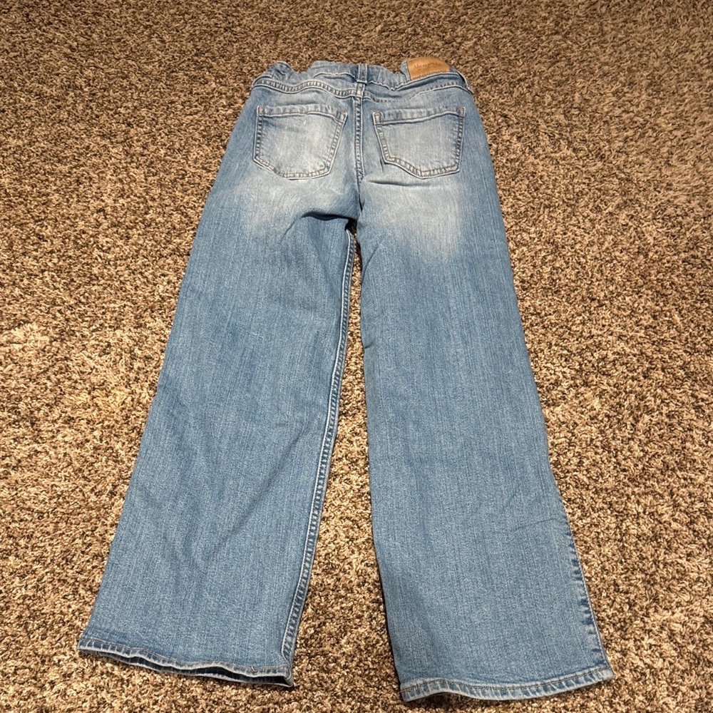 Abercrombie Kids Light Blue Wide Leg Jeans - Picture 3 of 3